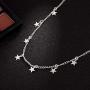 Frodete Gold Star Choker Necklace for Women Cute Necklace for Teen Girls Trendy Star Necklace Choker Adjustable