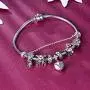 Lovans 925 Sterling Silver Rubber Spacer Stopper Beads Safe Chains for Pandora Bracelets (Silver Chain)
