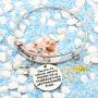 lauhonmin Cousin Bangle Bracelets for Women Men Boy Girl Cousin to Cousin Will Always be a Couple of Nuts Off Family Tree