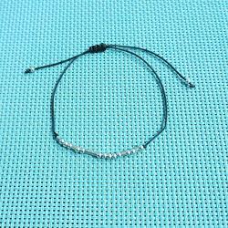misola Morse Code Bracelet Adjustable Beads on Silk Cord Friendship Family Bracelet Gift for Her Women Best Friends Couples Teens Girl Funny Novelty Morris Jewelry