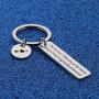 WUSUANED Couple Gift for Boyfriend Girlfriend Turns Out I Like You A Lot More Than I Had Originally Planned Anniversary Keychain New Relationship Gift