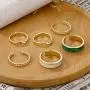 FUTIMELY 3PC Simple Open Stacking Rings for Women Men,Boho Vintage Knuckle Joint Rings Set Gold Midi Multiple Finger Rings Blue Statement Ring Sets FUTIMELY 3PC Simple Open Stacking Rings for Women Men,Boho Vintage Knuckle Joint Rings Set Gold Midi Multiple Finger Rings Blue Statement Ring Sets