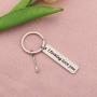 HOLLP Lunch Lady Keychain Gift Lunch Lady Jewelry I Forking Love You Keychain Gift for Lunch Lady Cooker Cafeteria Worker Buffet Workers