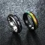 hohrayway Emotional Change Color Temperature Feeling Heartbeat ECG Rings Mood Rings for Lovers Stainless Steel Rings 6mm hohrayway Emotional Change Color Temperature Feeling Heartbeat ECG Rings Mood Rings for Lovers Stainless Steel Rings 6mm