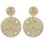 Double Crochet Link Casting Filigree Post Earring