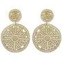 Double Crochet Link Casting Filigree Post Earring