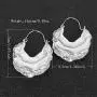DAMLENG Simple Fashion Large Vintage Gold Circle Hoop Earrings Boho Irregular Hollow Shield Shape Dangle Drop Earrings for Women Girls Statement Jewelry Gifts DAMLENG Simple Fashion Large Vintage Gold Circle Hoop Earrings Boho Irregular Hollow Shield Shape Dangle Drop Earrings for Women Girls Statement Jewelry Gifts