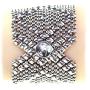 Liquid Metal by Sergio Gutierrez Antique Silver Bracelet B10-AS SG 3 Sizes - SG Pouch Included