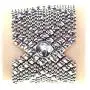 Liquid Metal by Sergio Gutierrez Antique Silver Bracelet B10-AS SG 3 Sizes - SG Pouch Included