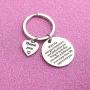 BAUNA You Made a Difference Gift Inspirational Thank You Jewelry Social Worker Gift You Made a Difference in So Many Lives We Appreciate You Key Ring