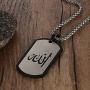 TIANYI Pendant Necklace for Men, Stainless Steel Dog Tag Jewelry