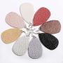 4 Pairs Leather Teardrop Earring Lightweight Leaf Drop Bohemian Hollow Earrings For Women Girl