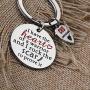 BAUNA CHD Keychain Heart Disease Gift I Have The Heart of A Warrior and I Rock The Scar to Prove It Congenital Heart Defect Warrior Survivor Jewelry Gift