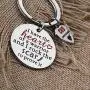 BAUNA CHD Keychain Heart Disease Gift I Have The Heart of A Warrior and I Rock The Scar to Prove It Congenital Heart Defect Warrior Survivor Jewelry Gift