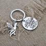 BAUNA Phoenix Keychain Rising Phoenix Bird Pendant Always Remember You’re Braver Than You Believe Inspiration Jewelry Gift for Phoenix Lovers Graduates
