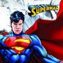 DC Comics Superman Jewelry for Women, Silver Plated Rainbow Crystal Pendant, 18'' Chain