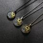 Sunflower Necklace You are My Sunshine Pendant Engraved Necklace - Locket Necklace for Women Girls with Nice Gift