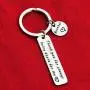 Zuo Bao Brother Keychain Thank You for Always Being There for Me Gift for Brother Family Jewelry