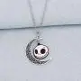 BEKECH Jack and Sally Nightmare Before Christmas Movie Lovers Gift Jack and Sally Crescent Moon Pendant Necklace Set for Couple Remembrance Love Gift& BEKECH Jack and Sally Nightmare Before Christmas Movie Lovers Gift Jack and Sally Crescent Moon Pendant Necklace Set for Couple Remembrance Love Gift&