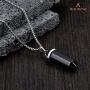 BEADNOVA Crystal Necklaces for Women Crystal Pendant Gemstone Necklace for Spiritual Energy Healing Hexagonal Pendant Divination for Men (18 Inches Stainless Chain)