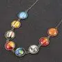 JczR.Y Eight Planets Necklace Pendent Double-Sided Glass Ball Universe Galaxy Solar System Guardian Stars Necklace for Women JczR.Y Eight Planets Necklace Pendent Double-Sided Glass Ball Universe Galaxy Solar System Guardian Stars Necklace for Women