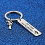 WUSUANED Tombstone Movie Quote Keychain Im Your Huckleberry Western Movie Jewelry Gift for Movie Fan
