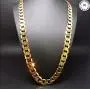 9mm Miami Cuban Link Chain for Men Women Boys 14K Real Gold Plated Diamond Cut Chocker with Solid Strong Clasp 14ct Gift Jewelry