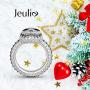 Jeulia Jack Skellington Rings Women Nightmare Before Christmas Skull Rings 925 Sterling Silver Halloween Jewelry Romantic Jewelry Gifts for Her Teen Girls CZ Solitare Engagement Rings Anniversary