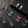16 Pairs Crystal Drop Dangle Earrings Crystal Dangle Hook Earrings Teardrop Pendant Hoop Earrings Multicolor Boho Crystal Earrings Set for Women Girls Jewelry 16 Pairs Crystal Drop Dangle Earrings Crystal Dangle Hook Earrings Teardrop Pendant Hoop Earrings Multicolor Boho Crystal Earrings Set for Women Girls Jewelry