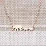 ENSIANTH Three Happiness Elephant Family Necklace for Mother and Daughter Twins ENSIANTH Three Happiness Elephant Family Necklace for Mother and Daughter Twins