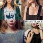 beautlace Horoscope Zodiac Triangle Necklaces 12 Constellation Astrology Charm 18K Gold/Silver/Black Gun Plated Pendant Necklace for Women Men Jewelry Gift