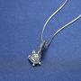 ASELFAD 925 Sterling Silver Blue Crystal Sea Turtle Pendant Charms for Bracelets