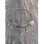 Infinity Collection EMT Charm Bangle Bracelet, EMT Jewelry, Makes Perfect EMT Gifts