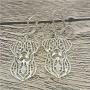 Labrador Retriever Sterling Silver Necklace Dangle Earrings Set by Ginger Lyne Lab Puppy Dog Pet Pendant Box Chain Doggie Animal Paw Print Heart Jewelry for Pit Mom Women Girls Teens