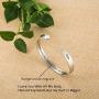 Ldurian Inspirational Bangle Bracelets Gifts for Women Men Mantra Cuff Bangle Daily Reminder Motivational Present