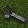 Father Keychain Memorial Gifts Dad I Cant See You But I Know You are by My Side in Memory of Dad
