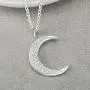 ELEGANZIA Crescent Moon Necklaces for Women Teens Girls Mom, Moon Pendant Sterling Silver Cubic Zirconia Minimalist Jewelry for Her ELEGANZIA Crescent Moon Necklaces for Women Teens Girls Mom, Moon Pendant Sterling Silver Cubic Zirconia Minimalist Jewelry for Her