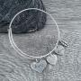 Infinity Collection Aunt Bangle Bracelet- Aunt Jewelry- Bracelets for Aunts for Special Aunt