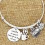 Kivosliviz Writers Bracelet Authors Gift for A Writer Author Editor Jewelry