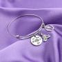 MAOFAED Yoga Bracelet Let That Shit Go Lotus Bracelet Jewelry Inspirational Gift for Women Girls