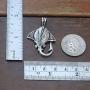 Tribal Jewelry Stingray Surfer Beach marine sea life creature Sting Ray Hawaiian Maori Polynesian Totem Spirit Animal Pewter Mens Pendant Necklace Charm Protection Amulet Travel Talisman for men