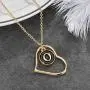 OMAIGAR A-Z 26 Initial Necklaces for Women, 16K Gold Plated Name Personalized Necklace with Dainty Love Heart, Ideal Jewelry Toys Gift for Teen Girls or Daily Wear