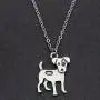 FTA Dog Necklace Paw Charm Dog Mom Gifts Silver Layered Pendants FTA Dog Necklace Paw Charm Dog Mom Gifts Silver Layered Pendants