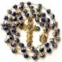 elegantmedical HANDMADE GOLD BLUE CLOISONNE ROSE BEADS ROSARY ITALY CROSS CRUCIFIX CATHOLIC NECKLACE BOX elegantmedical HANDMADE GOLD BLUE CLOISONNE ROSE BEADS ROSARY ITALY CROSS CRUCIFIX CATHOLIC NECKLACE BOX