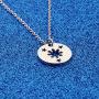 WUSUANED Philippines Sun and Stars Gold Necklace Philippine Pride Jewelry Gift
