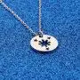 WUSUANED Philippines Sun and Stars Gold Necklace Philippine Pride Jewelry Gift