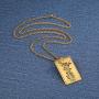 VASSAGO The Major Arcana Tarot Cards Vintage Amulet Stainless Steel Pendant Necklaces Jewelry