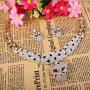 EVER FAITH Gold-Tone Leopard Necklace Earrings Set Clear Austrian Crystal