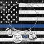 Police Mom Bracelet, Some Never Meet Their Hero, But I Raised Mine Jewelry, Police Handcuff Charm Bangle Bracelet for Women- Cop Mom Gift Police Mom Bracelet, Some Never Meet Their Hero, But I Raised Mine Jewelry, Police Handcuff Charm Bangle Bracelet for Women- Cop Mom Gift