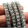 LARDROK Hip Hop Bling Arrow Cubic Zirconia Bling Sparking Wedding Gift Boy Men Cool Tennis Long Chain Tennis Cz Necklace